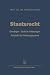 Staatsrecht by Friedrich Giese