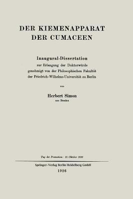 Der Kiemenapparat der Cumaceen: Inaugural-Dissertation