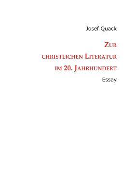 Zur Christlichen Literatur Im 20. Jahrhundert (German Edition)
