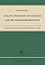 Analytic Philosophy of Language and the Geisteswissenschaften (Foundations of Language Supplementary Series)