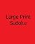 Large Print Sudoku: Fun, La...