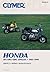 Clymer Honda 50-110cc OHC Singles, 1965-1999: Service, Repair, Maintenance (Clymer Motorcycle)
