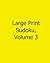 Large Print Sudoku, Volume 3: Fun, Large Grid Sudoku Puzzles