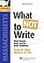 What Not to Write: Real Essays, Real Scores, Real Feedback (Bar Review)