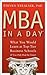 MBA in a Day: What You Would Learn at Top-Tier Business Schools