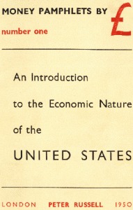An Introduction to the Economic Nature of the United States (Library Binding)