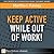 Keep Active While Out of Work!
