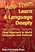 Help Them Learn a Language Deeply - Francois Victor Tochon's Deep Approach to World Languages and Cultures