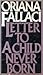 Letter to a Child Never Born