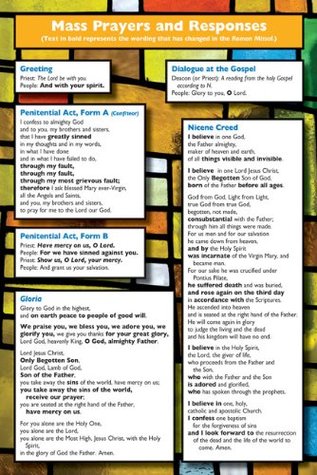 Pew Card Revised Order Of The Mass By Our Sunday Visitor