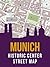 Munich, Germany Historic City Center Street Map by eReaderMaps
