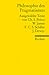 Philosophie des Pragmatismus. Ausgewählte Texte
