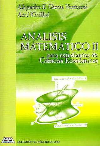 Análisis matemático II para estudiantes de Ciencias Económicas