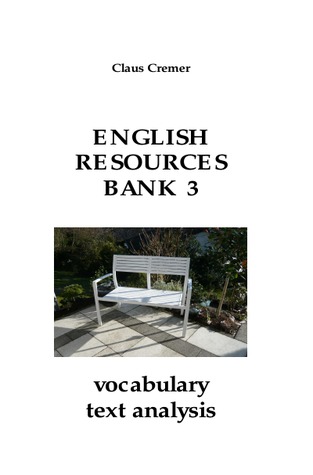 English Resources Bank 3 vocabulary text analysis