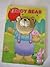Teddy Bear board book & plush bear head