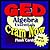 GED Prep Test ALGEBRA REVIEW Flash Cards--CRAM NOW!--GED Exam Review Book & Study Guide (Cram Now! GED Study Guide 6)