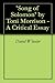 'Song of Solomon' by Toni Morrison - A Critical Essay