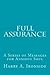 Full Assurance: A Series of Messages for Anxious Soul
