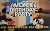 Mickey's Birthday Party: An Animated Flip Book