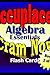 Accuplacer Prep Test ALGEBRA REVIEW Flash Cards--CRAM NOW!--Accuplacer Exam Review Book & Study Guide (Cram Now! Accuplacer Study Guide 2)