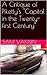 A Critique of Piketty's "Capital in the Twenty-first Century"