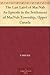 The Last Laird of MacNab An Episode in the Settlement of MacNab Township, Upper Canada