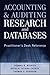 Accounting and Auditing Research and Databases: Practitioner's Desk Reference
