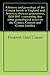 A history and genealogy of the Conant family in England and America, thirteen generations, 1520-1887 : containing also some genealogical notes on the Connet, Connett and Connit families
