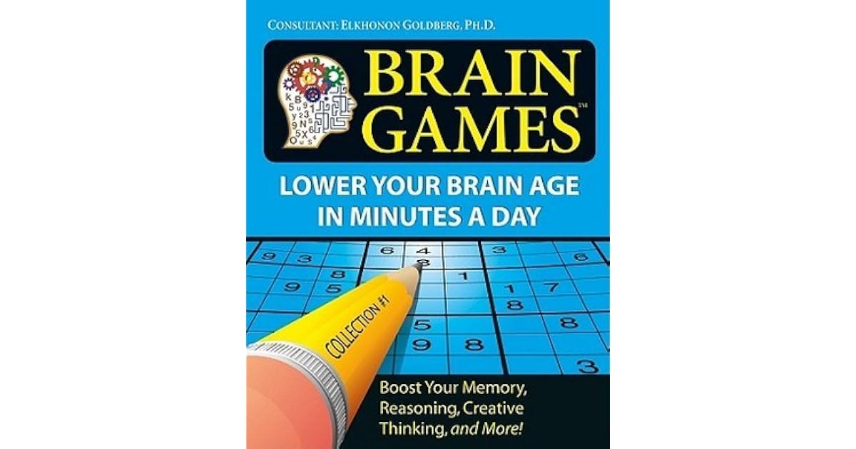Self Help Lower Your Brain Age In Minutes A Day Brain Games 3 Books 