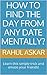 How to find the day from any date mentally?: Learn this simple trick and amaze your friends!