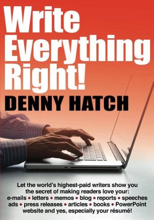 Write Everything Right! (Kindle Edition)