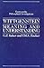 Wittgenstein: Meaning and Understanding
