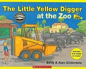 Little Yellow Digger at the Zoo (Paperback)