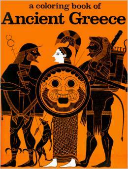 A Coloring Book of Ancient Greece (Paperback)
