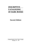 Descriptive Cataloging of Rare Books, 1991