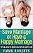 Save Marriage or Have a Happy Marriage - Tips & Keys To Guide You Into a Happy Life