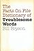 The Facts on File dictionary of troublesome words