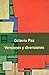 Versiones y diversiones by Octavio Paz Versiones y diversiones by Octavio Paz