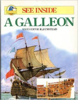See Inside a Galleon (Library Binding)