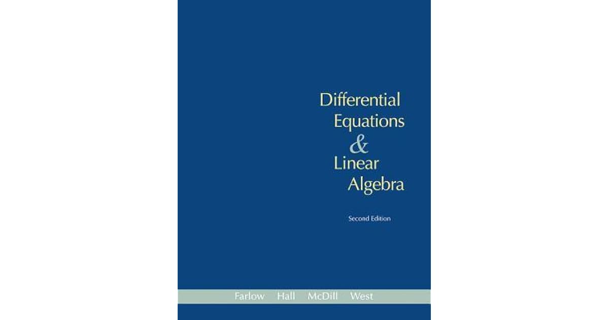 Differential Equations & Linear Algebra by Jerry Farlow