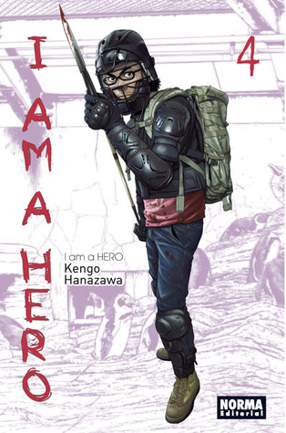 Portada de I am a hero 04, de Kengo Hanazawa