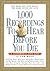 1,000 Recordings to Hear Before You Die: A Listener's Life List (1,000... Before You Die Books)