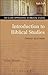 Introduction to Biblical Studies