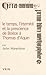 Le Temps, l'Eternite Et La Prescience de Boece a Thomas d'Aquin (Conférences Pierre Abélard) (French Edition)