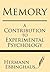 Memory: A contribution to experimental psychology