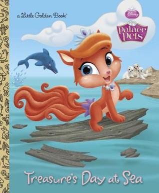 Treasure's Day at Sea (Disney Princess: Palace Pets) (Little Golden Book)