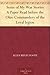 Some of My War Stories A Paper Read before the Ohio Commandery of the Loyal legion