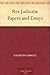 Res Judicatæ Papers and Essays