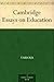 Cambridge Essays on Education