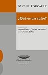 ¿Qué es un autor?